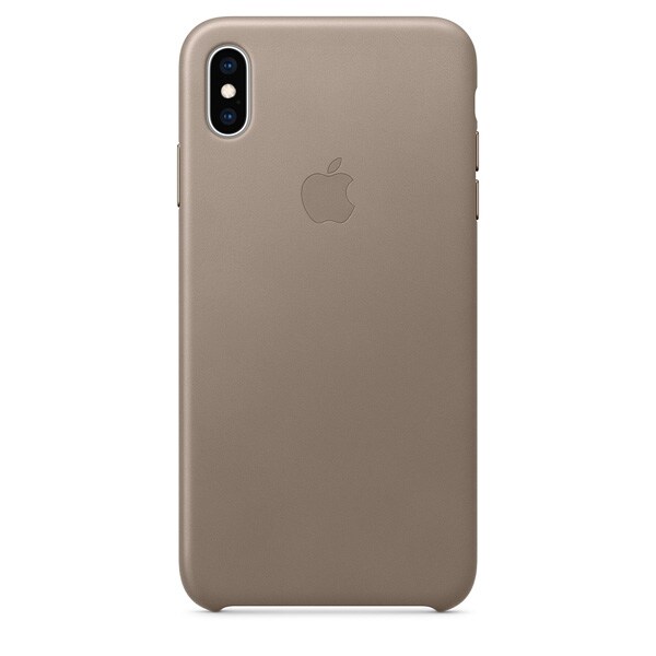 Carcasa pentru APPLE iPhone Xs Max, MRWR2ZM/A, piele, Taupe