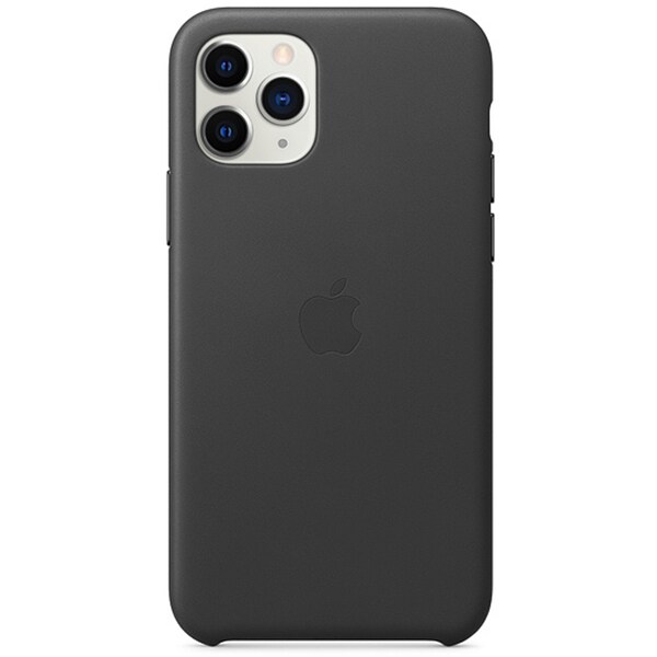 Carcasa APPLE pentru iPhone 11 Pro, MWYE2ZM/A, piele, Black