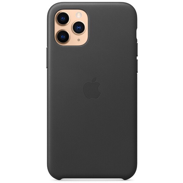 Carcasa APPLE pentru iPhone 11 Pro, MWYE2ZM/A, piele, Black