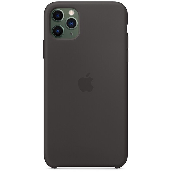 Carcasa APPLE pentru iPhone 11 Pro Max, MX002ZM/A, silicon, Black