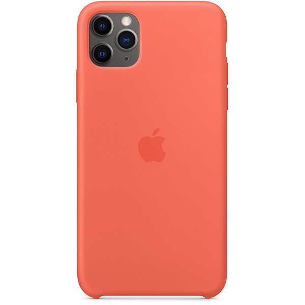 Carcasa APPLE pentru iPhone 11 Pro Max, MX022ZM/A, silicon, Clementine