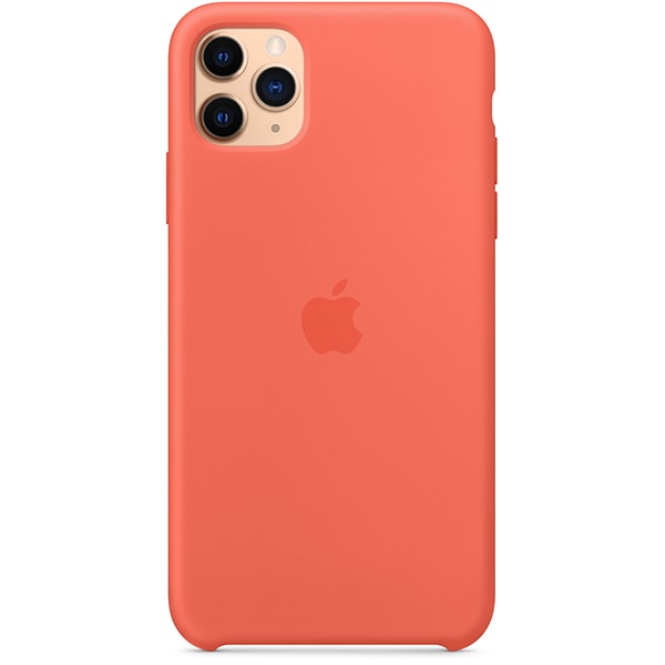 Carcasa APPLE pentru iPhone 11 Pro Max, MX022ZM/A, silicon, Clementine