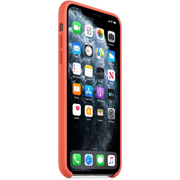 Carcasa APPLE pentru iPhone 11 Pro Max, MX022ZM/A, silicon, Clementine