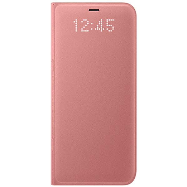 Husa Flip Led View SAMSUNG Galaxy S8 Plus, EF-NG955PPEGWW, Pink
