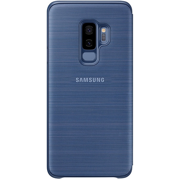 Husa Flip Led View pentru SAMSUNG Galaxy S9 Plus, EF-NG965PLEGWW, Blue