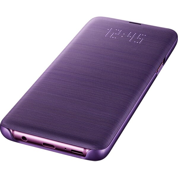 Husa Flip Led View SAMSUNG Galaxy S9 Plus, Purple
