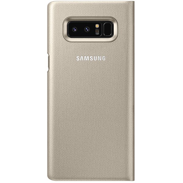 Husa Flip Led View SAMSUNG Galaxy Note 8, EF-NN950PFEGWW, Gold