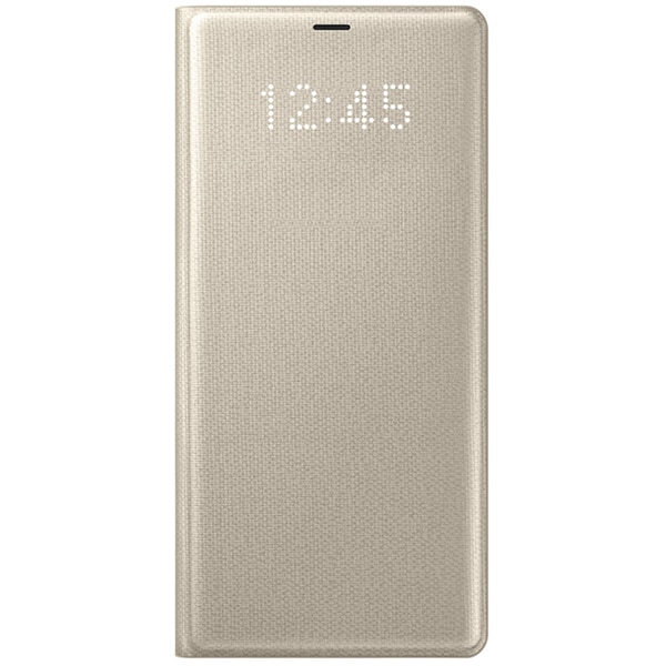 Husa Flip Led View SAMSUNG Galaxy Note 8, EF-NN950PFEGWW, Gold