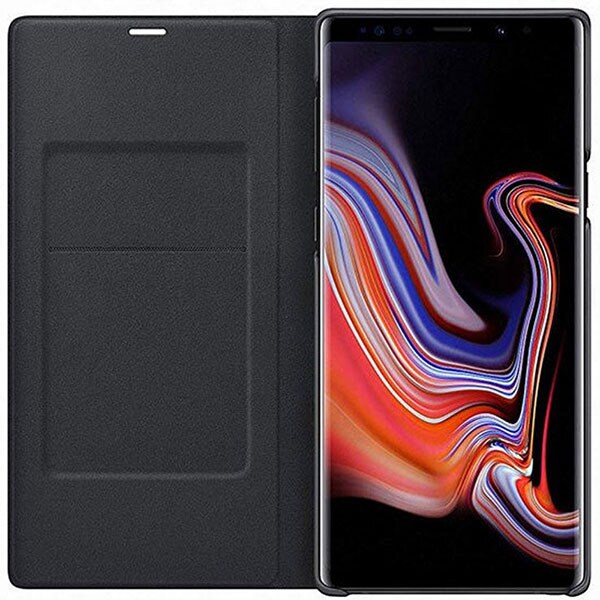 Husa Flip Led View pentru SAMSUNG Galaxy Note 9, EF-NN960PBEGWW, Black