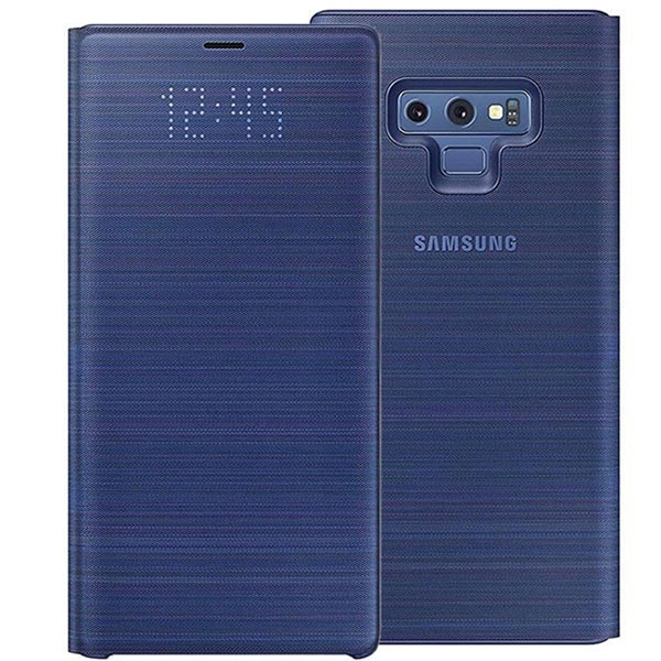 Husa Flip Led View pentru SAMSUNG Galaxy Note 9, EF-NN960PLEGWW, Blue