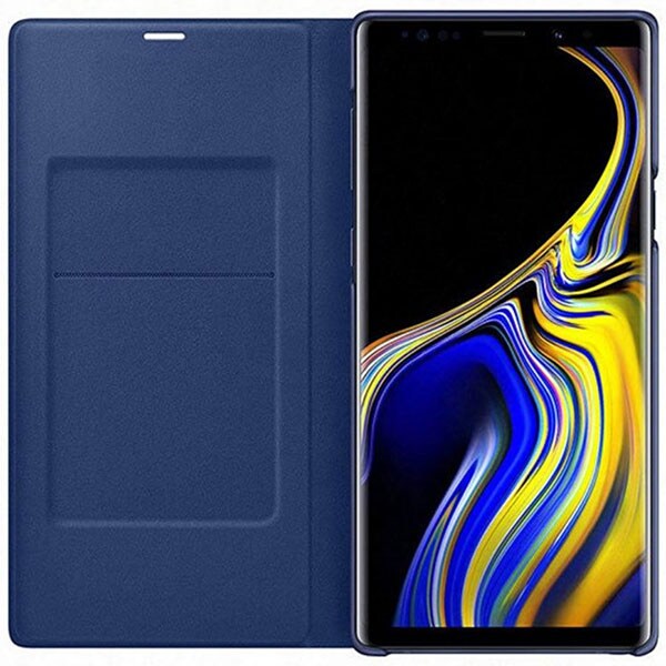 Husa Flip Led View pentru SAMSUNG Galaxy Note 9, EF-NN960PLEGWW, Blue