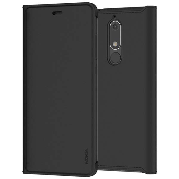 Husa Flip Cover pentru NOKIA 5.1, CP-307, negru