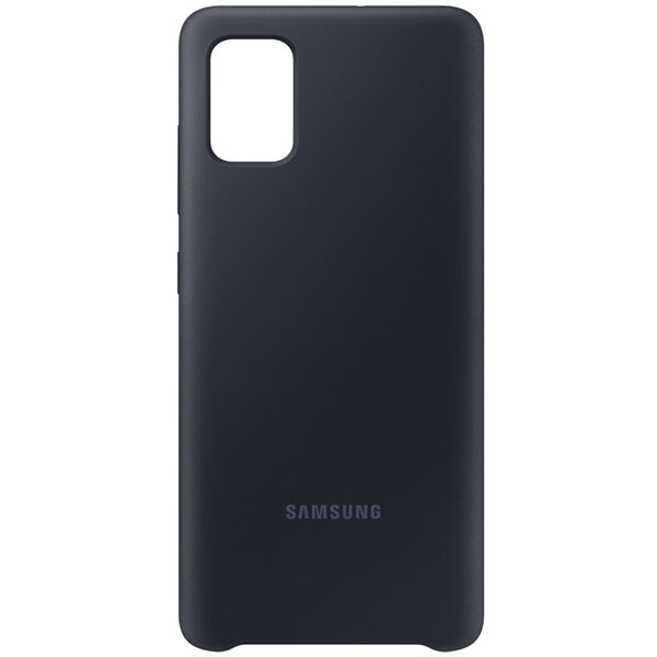 Husa telefon SAMSUNG pentru Galaxy A51, EF-PA515TBEGEU, silicon, negru