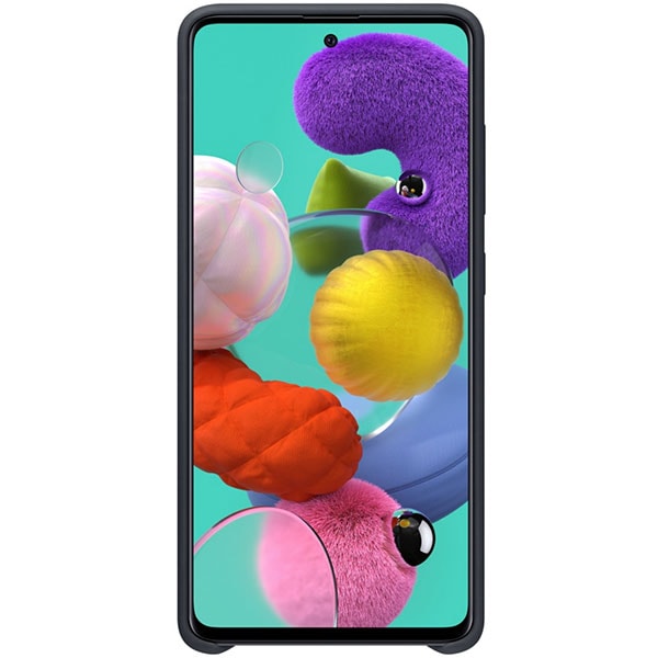 Husa telefon SAMSUNG pentru Galaxy A51, EF-PA515TBEGEU, silicon, negru