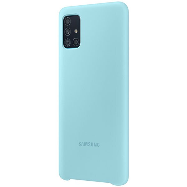 Carcasa pentru SAMSUNG Galaxy A51, EF-PA515TLEGEU, silicon, albastru deschis
