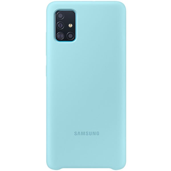 Carcasa pentru SAMSUNG Galaxy A51, EF-PA515TLEGEU, silicon, albastru deschis