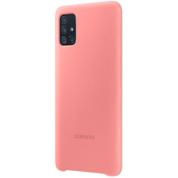 Carcasa pentru SAMSUNG Galaxy A51, EF-PA515TPEGEU, silicon, roz