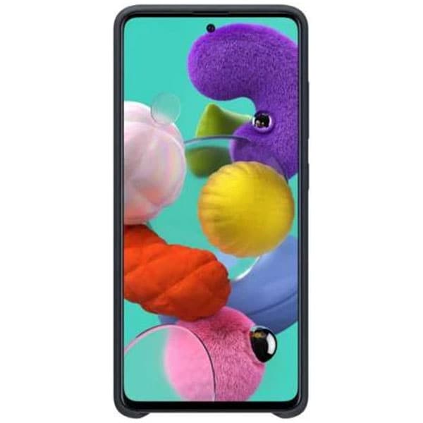Husa telefon SAMSUNG pentru Galaxy A71, EF-PA715TBEGEU, silicon, negru