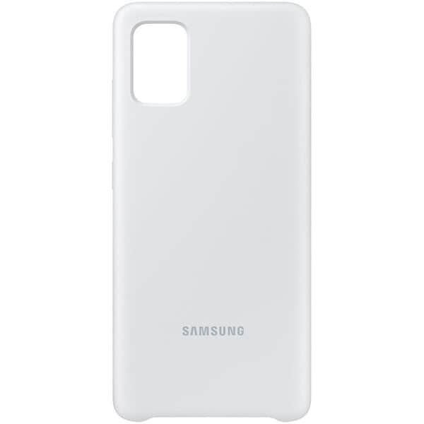 Carcasa pentru SAMSUNG Galaxy A71, EF-PA715TSEGEU, silicon, argintiu