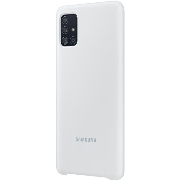 Carcasa pentru SAMSUNG Galaxy A71, EF-PA715TSEGEU, silicon, argintiu