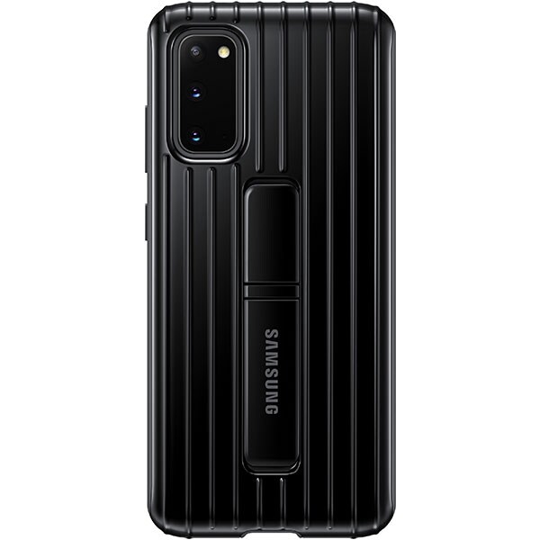 Husa Protective Standing pentru SAMSUNG Galaxy S20, EF-RG980CBEGEU, negru