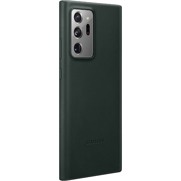 Carcasa Leather Cover pentru SAMSUNG Galaxy Note 20 Ultra, EF-VN985LGEGEU, piele naturala, Green