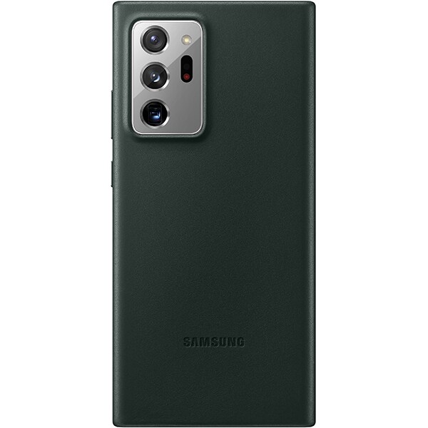 Carcasa Leather Cover pentru SAMSUNG Galaxy Note 20 Ultra, EF-VN985LGEGEU, piele naturala, Green