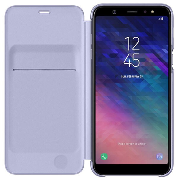 Husa Flip Walet pentru SAMSUNG Galaxy A6 Plus, EF-WA605CVEGWW, Violet