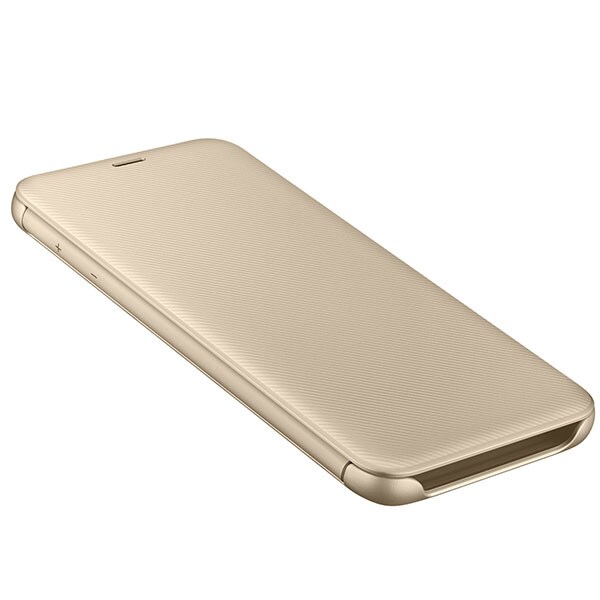 Husa Flip Walet pentru SAMSUNG Galaxy J6, EF-WJ600CFEGWW, Gold