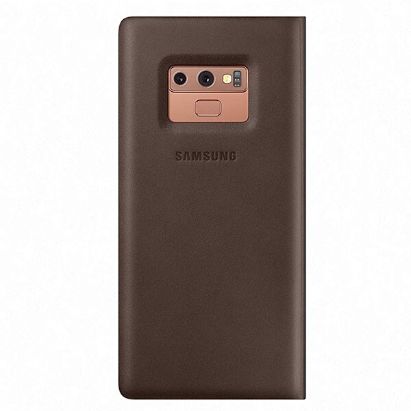 Husa Flip Walet SAMSUNG Galaxy Note 9, piele naturala, EF-WN960LAEGWW, Brown