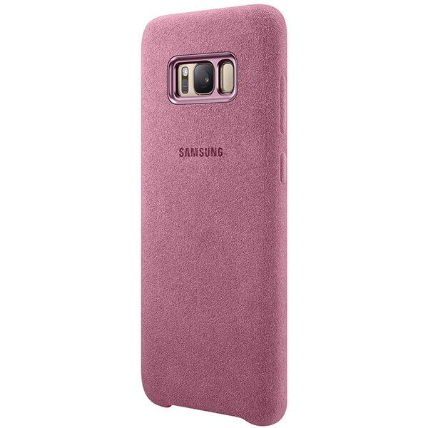 Carcasa Alcantara pentru SAMSUNG Galaxy S8 Plus, EF-XG955APEGWW, Pink