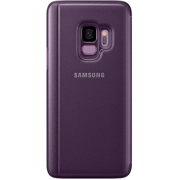 Husa Clear View Standing pentru SAMSUNG Galaxy S9, EF-ZG960CVEGWW, Purple