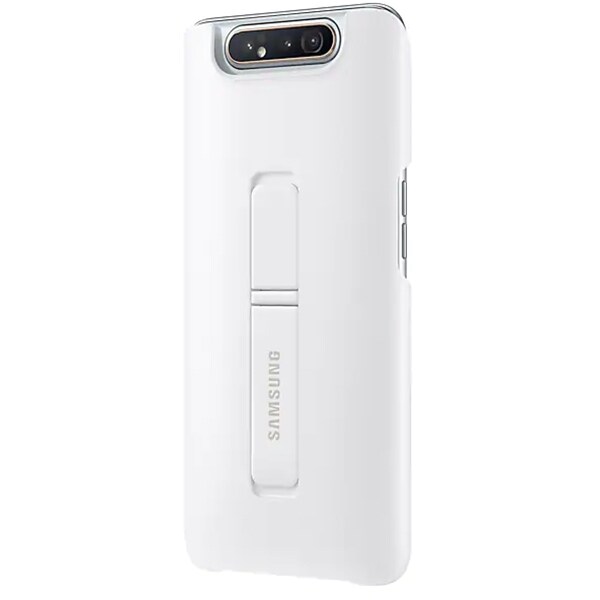 Carcasa Stand pentru SAMSUNG Galaxy A80, EF-PA805CWEGWW, alb