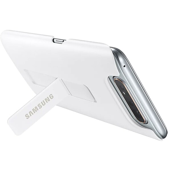 Carcasa Stand pentru SAMSUNG Galaxy A80, EF-PA805CWEGWW, alb