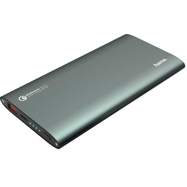 Baterie externa HAMA 176878, 10000mAh, 1xUSB, Grey