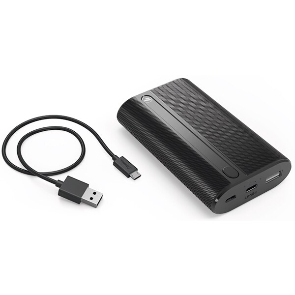 Baterie externa HAMA 178982, 7800mAh, 1xType C, 1xUSB, black