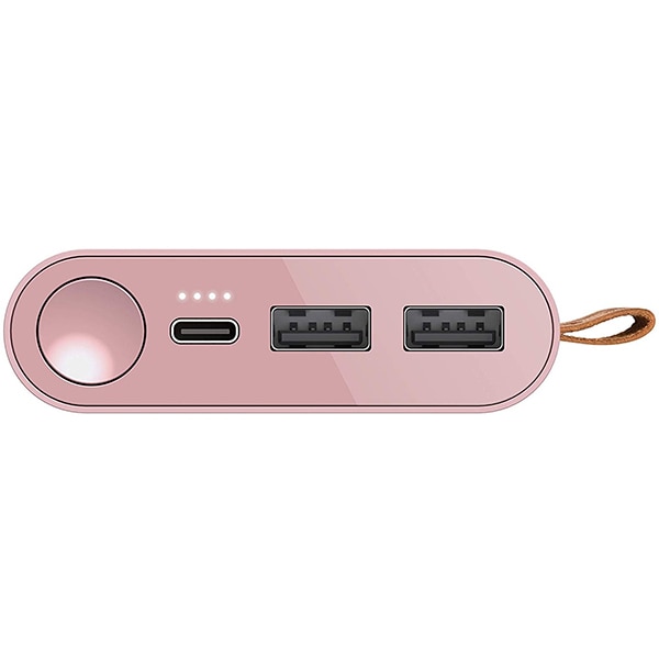 Baterie externa FRESH 'N REBEL 191095, 18000mAh, 1xType C, 2xUSB, roz