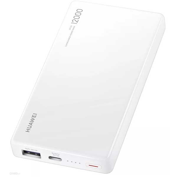 Baterie externa HUAWEI SuperCharge 55030727, 12000mAh, 1xUSB, 1xType C, alb
