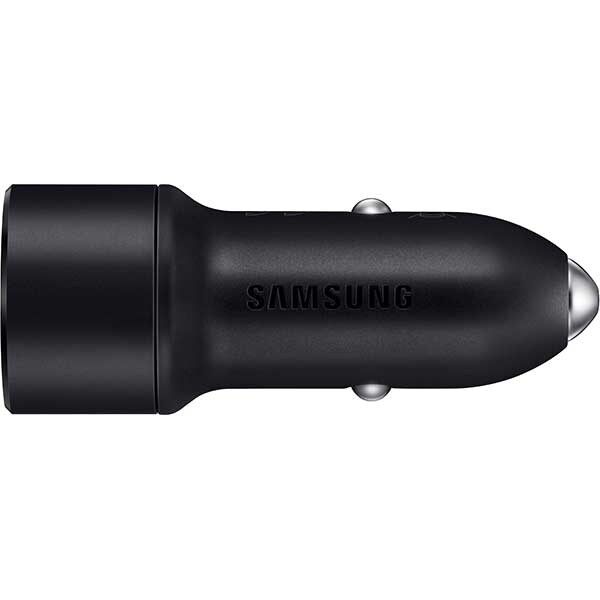Incarcator auto SAMSUNG Car Charger Duo EP-L1100WBEGEU, MicroUSB, USB-C, 2xUSB, negru