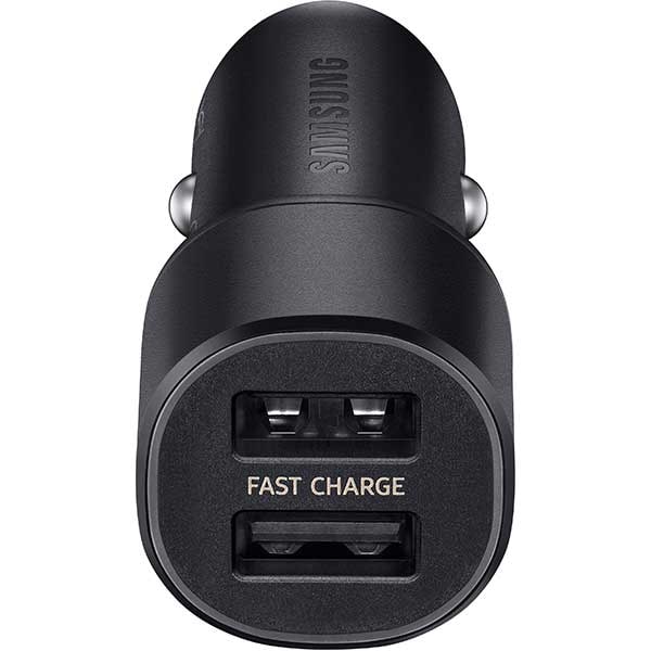 Incarcator auto SAMSUNG Car Charger Duo EP-L1100WBEGEU, MicroUSB, USB-C, 2xUSB, negru