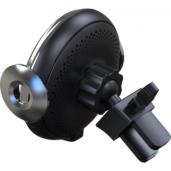 Suport auto cu incarcare wireless MYRIA MY9308, parbriz, Qi, negru