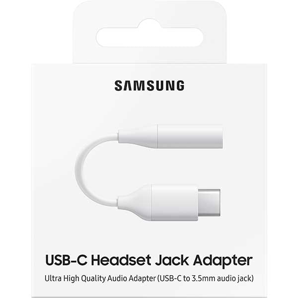 Adaptor pentru casti SAMSUNG EE-UC10JUWEGWW, USB-C, 11.15cm, alb