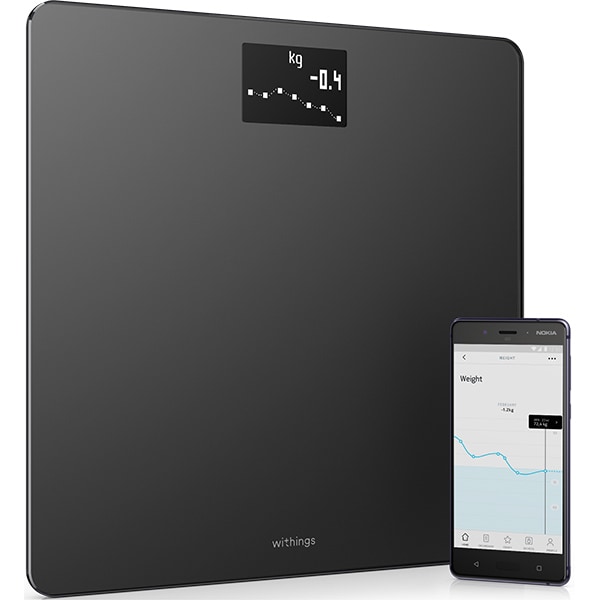 Cantar inteligent NOKIA BMI, Wi-Fi, negru