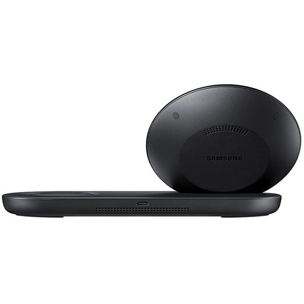 Incarcator wireless SAMSUNG Duo EP-N6100TBEGWW, universal, QI, USB-C, negru