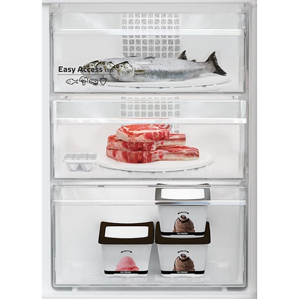 Combina frigorifica ARCTIC AK60366M40NFMT, Full No Frost, 324 l, H 185.2 cm, Clasa E, inox