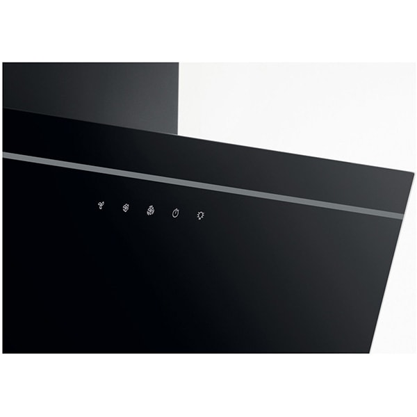 Hota decorativa WHIRLPOOL AKR 62F LT K, 1 motor, 650 m3/h, L 60 cm, negru
