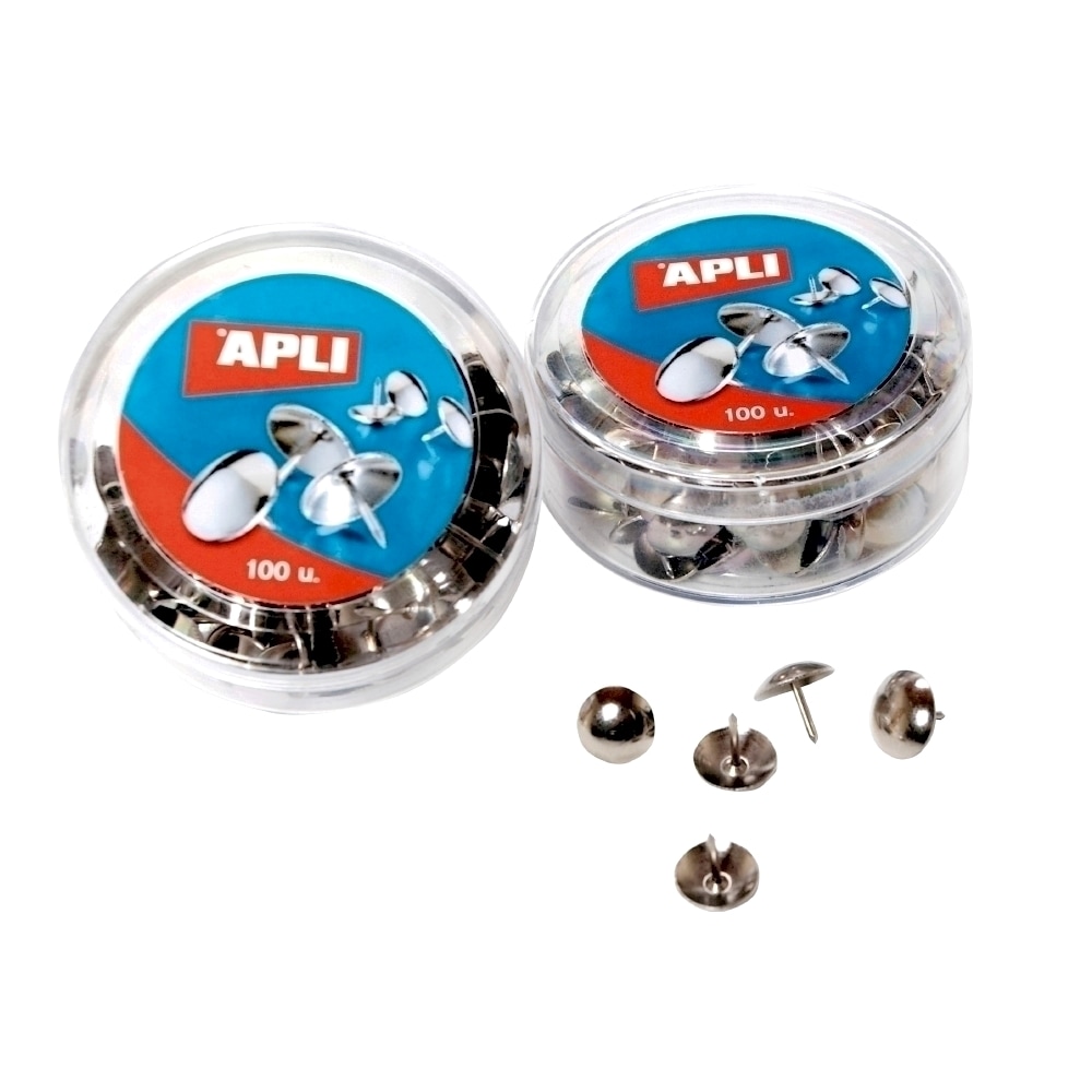 Pioneze zincate APLI, 50 bucati/cutie