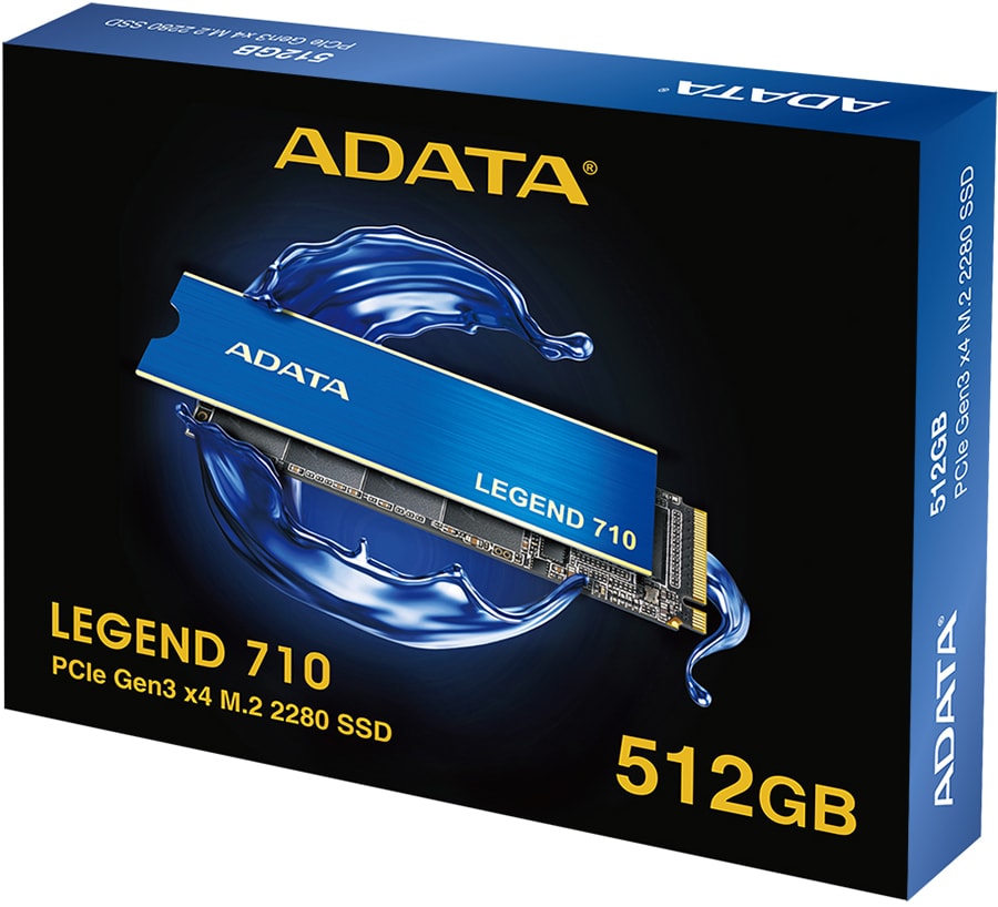 Solid-State Drive (SSD) ADATA XPG Legend 710, 512GB, PCI Express 3.0 x4, M.2, ALEG-710-512GCS