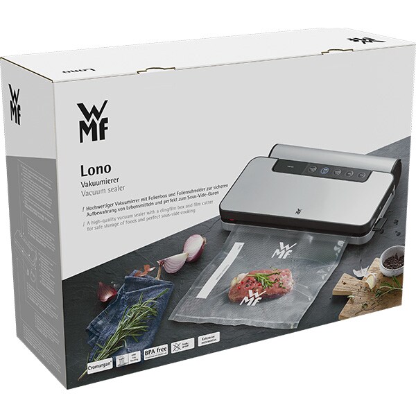 Aparat de vidat WMF Lono 419070011, 90W, argintiu-negru 