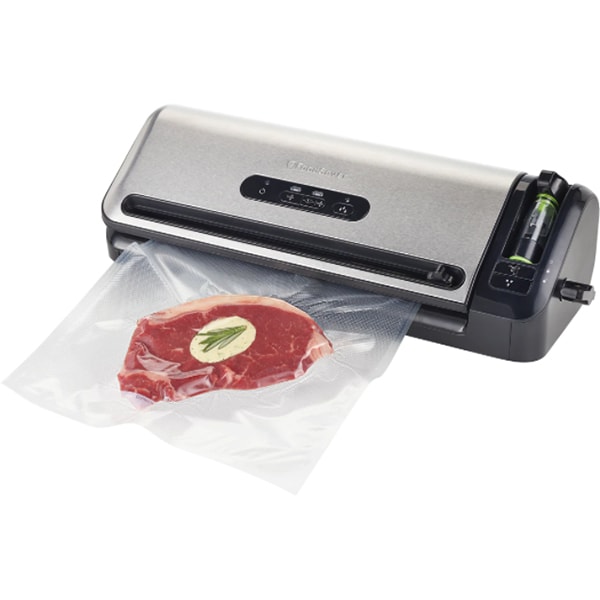 Aparat de vidat FOODSAVER FFS017X-01, 130W, argintiu-negru